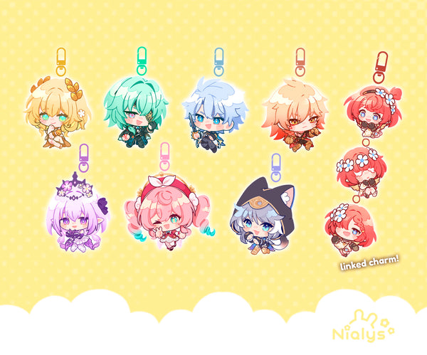 Honkai Star Rail ✦ Amphoreus Acrylic Charms
