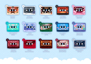 [PREORDER] Kpop Groups ✦ Songs Cassette Mini Charms